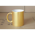 11 oz Gloden Pearl Glory Mug Sublimation Color Gold Mug